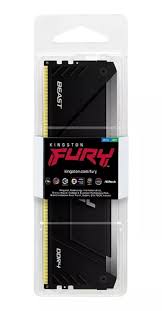 Memoria Ram Kingston 8gb DDR4 3200 RGB Fury Beast CL16 PN KF432C16BB2A/8