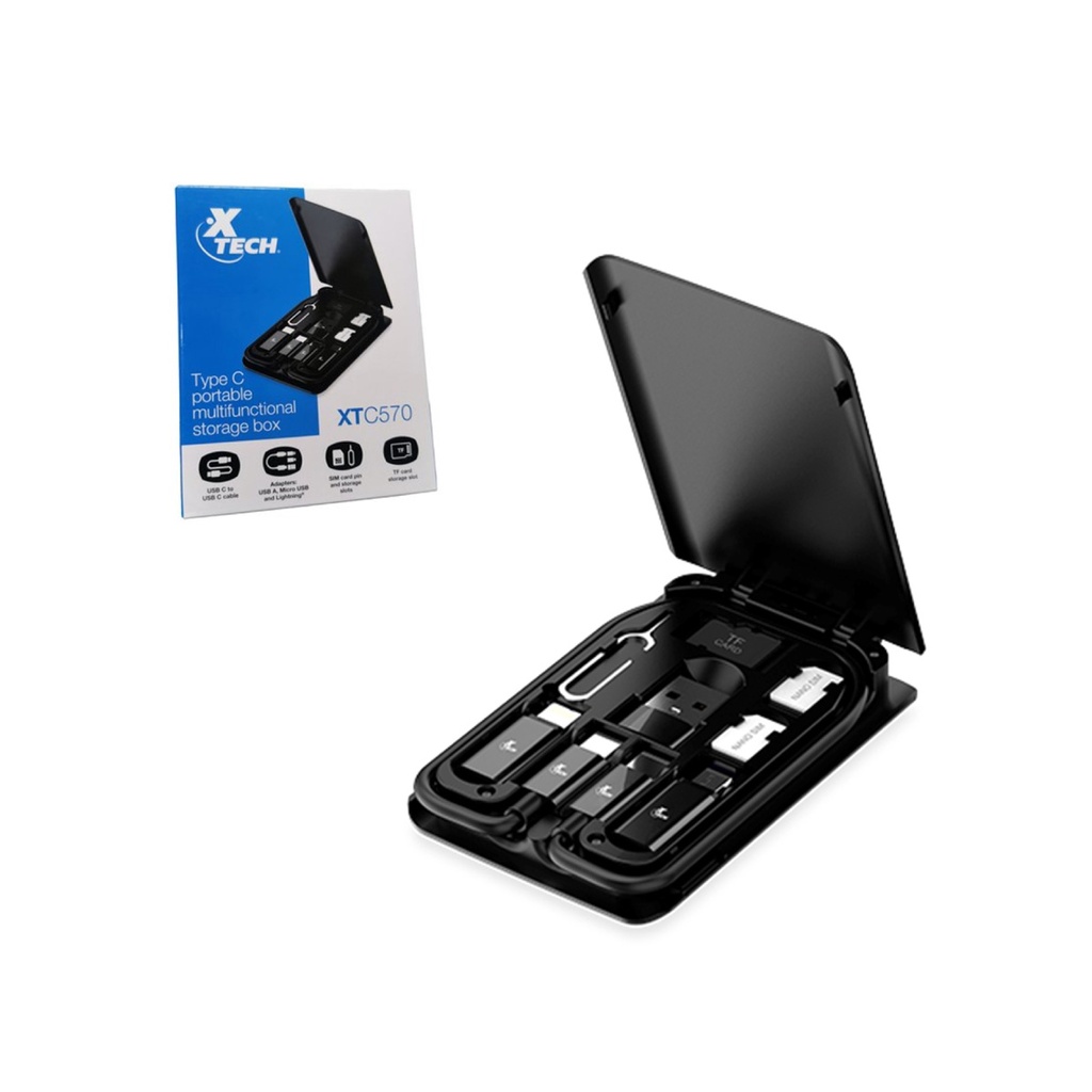 Adaptador Xtech Tipo C portable multifuncion XTC-570
