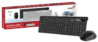 Teclado + mouse Genius Slimstar 8230 Negro Bluetooth  - Wireless USB