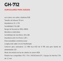Audifono Gaming Xtrike-Me GH-712 WH White RGB