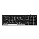 Teclado Genius SlimStar 820 Iluminado con cable USB Negro
