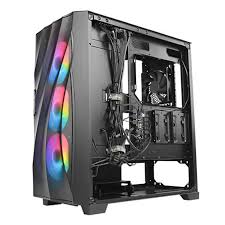 CASE ANTEC DF700 FLUX Black MID TOWER 3X120MM ARGB 1X120 PSU 1X120MM REAR