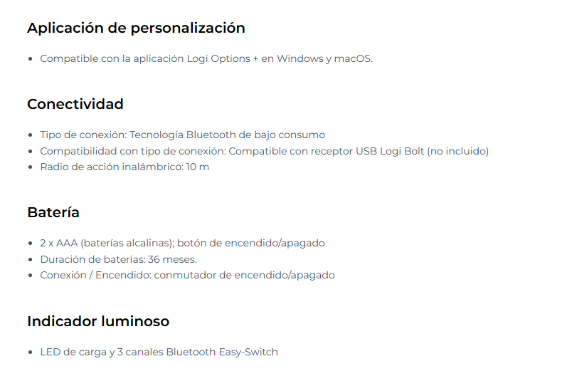 Teclado LOGITECH PEBBLE KEYS 2 K380S Wireless SP Blanco 920-011784