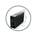UPS CDP Li-504 500VA/250W Lithium Batery 4 Tomas 1Usb-C Negro