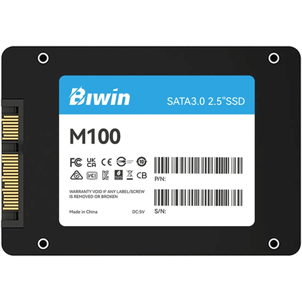 SSD BIWIN M100 512GB SATAIII 2.5 550MBS TECHNOLOGY/MAINSTREAM