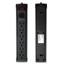 Supresor De Picos Quasad Nema5-15r 6 Outlets 110v-240v Negro