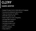 Monitor Asrock Cl27ff Gaming 27inch Led Ips Full Hd 1920x1080 Hdmi Vga Black