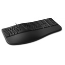 Combo Teclado + Mouse Microsoft con cable Clavier-Souris  Ergonomico Black Spanish  RJU-00003   Model 1878, 1923