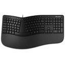 Combo Teclado + Mouse Microsoft con cable Clavier-Souris  Ergonomico Black Spanish  RJU-00003   Model 1878, 1923