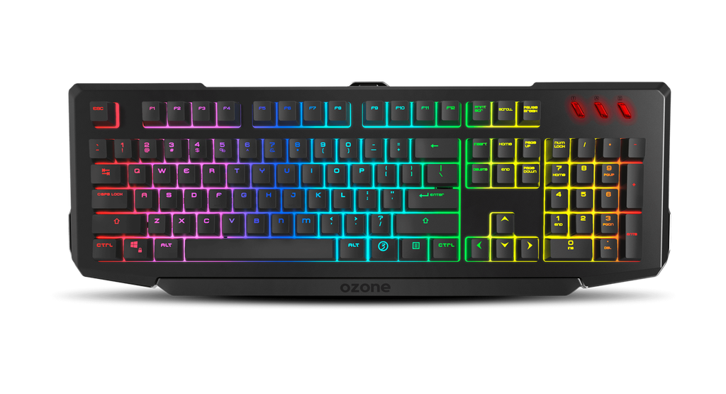 Combo Teclado + Mouse Ozone Gaming Double Tap Español