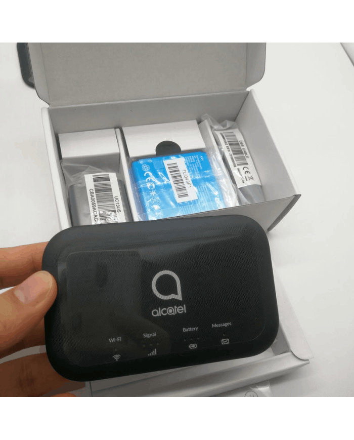 Wireless Alcatel Router Linkzone 2 4G LTE HotSpot Portable PowerBank 2,4Ghz - 5Ghz