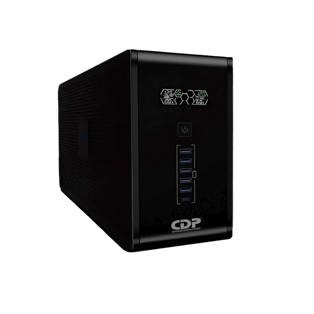 UPS CDP Serie R-SMART 1510 1500VA /900W 5 TOMAS AVR - 5 SUP / 120VCA UPS-Interactivo