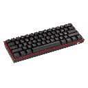 Teclado Gaming Redragon FIZZ PRO K616-RGB Negro Mecanico Wireless 60% Switch Rojo Wired / 2.4Ghz / BT