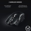 MOUSE GAMER RAZER NAGA V2 HyperSpeed Wireless 2.4Ghz y BT 30K 19Botones RZ01-03600100-R3U1