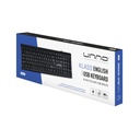 COMBO TECLADO + MOUSE UNNOTECNO  KLASS USB KB6741BK 