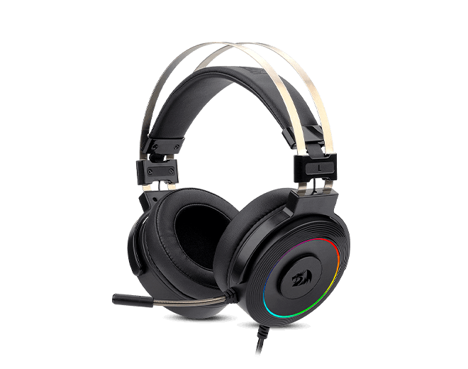 Audifono Gaming Redragon Lamia2 H320RGB-1 USB Black con sonido envolvente virtual 7.1 e iluminación RGB