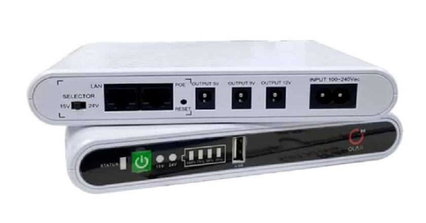 UPS Mini Olax Mini DC UPS POE-D3 10000mAh USB 5V 9V 12V
