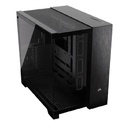 CASE CORSAIR ATX 6500X DUAL-CAMERA TEMPERED GLAS 2TYPEC 5USB3.2 AUDIO MID-TOWER BLACK