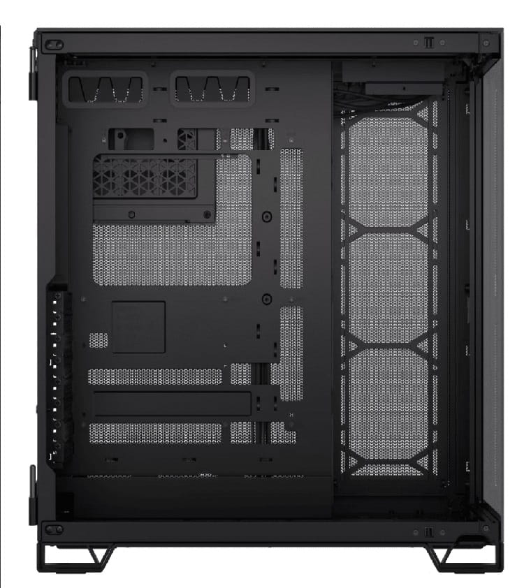 CASE CORSAIR ATX 6500X DUAL-CAMERA TEMPERED GLAS 2TYPEC 5USB3.2 AUDIO MID-TOWER BLACK