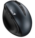 MOUSE GENIUS WIRELESS ERGO 8300 GRIS/ VERTICAL / SILENCIO / 7 BOTONES /RF 2.4GHZ / PILA AA X 1
