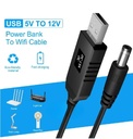 Adaptador cable ubs 5v 2-apm dc12v
