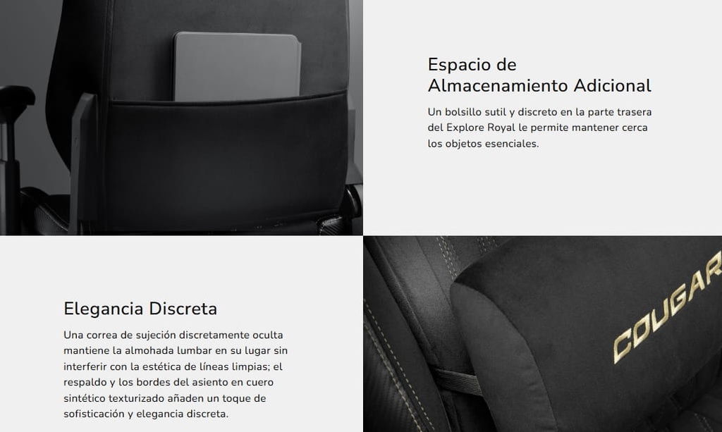 Silla Gamer Cougar Explore Royal con Reposabrazos 3D 3MEXPROB.0001