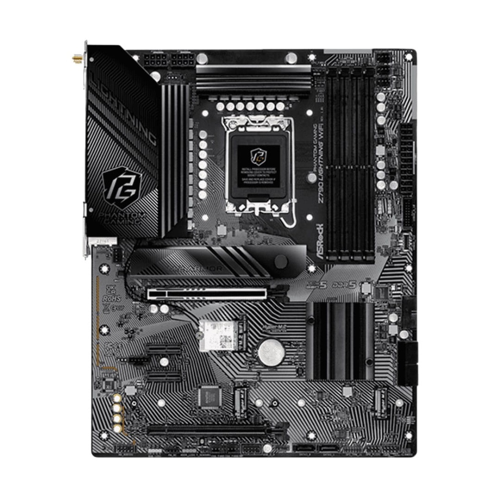 Mbo Asrock Z790 Lightning Wifi Phantom Gaming LGA1700 DDR5 4 slots HDMI Display Port 2,5G Lan Wifi ATX  90'MXBM80'A0UAYZ