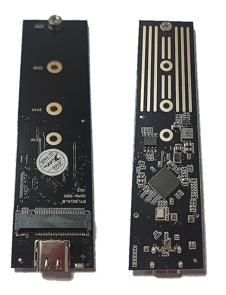 Enclouser SSD Case para SSD M.2 NVME a USB 3.1 0163012