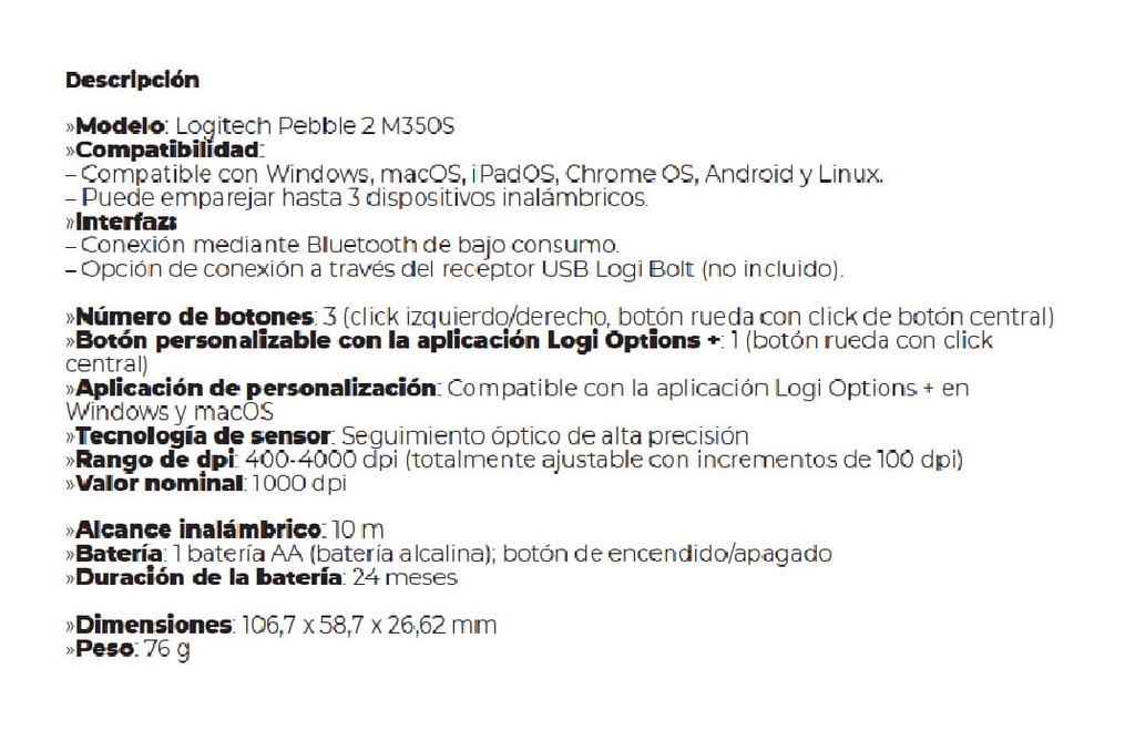 Mouse Logitech wireles M350S Pebble Mouse 2 Pink Wireless RF - BT 4000DPI 910-007048