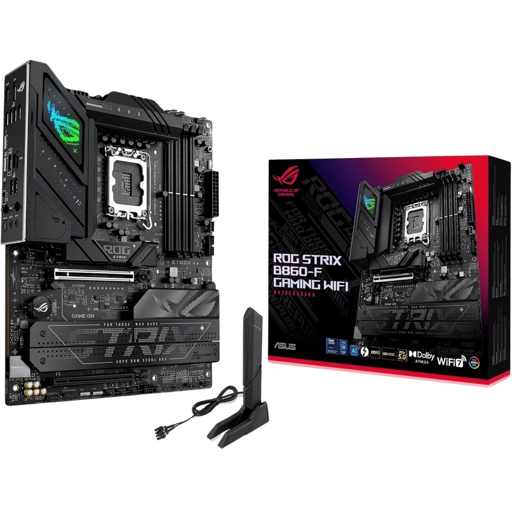 Mbo Asus ROG Strix B860-F GAMING WIFI Intel Core Ultra LGA1851 DDR5-9066Mhz BT DP HDMI 4M.2 PCIe 5.0