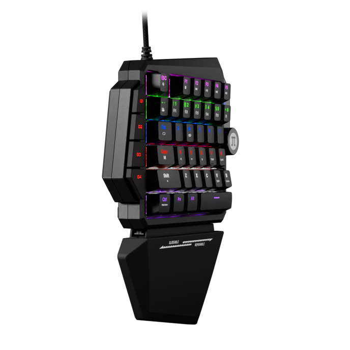 Teclado Primus Gaming Ballista 41T Retroiluminado para una mano USB PKS-040E