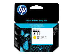 Cartucho HP 711 Yellow Ink Cart. T120/ T520 29ml S-CZ132A