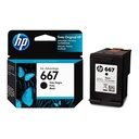 Cartucho HP NEGRO 667 HP2375 HP2775   3YM79AL