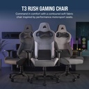 Silla Gamer Corsair T3 Rush Grey/Charcoal