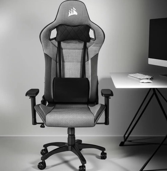 Silla Gamer Corsair T3 Rush Grey/Charcoal