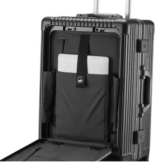 Maleta Premiun Klip Xtreme GlobeBizman KNL-500 para laptop de 15,6" candado de combinacion