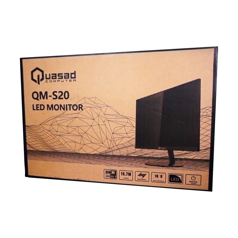 Monitor Quasad 19,5inc QM-S20 Full HD  HDMI Black 