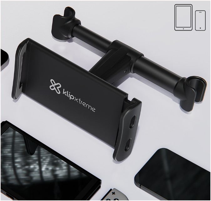 Soporte celular o Tablet Klip Xtreme KMH-250 para reposacabezas de auto