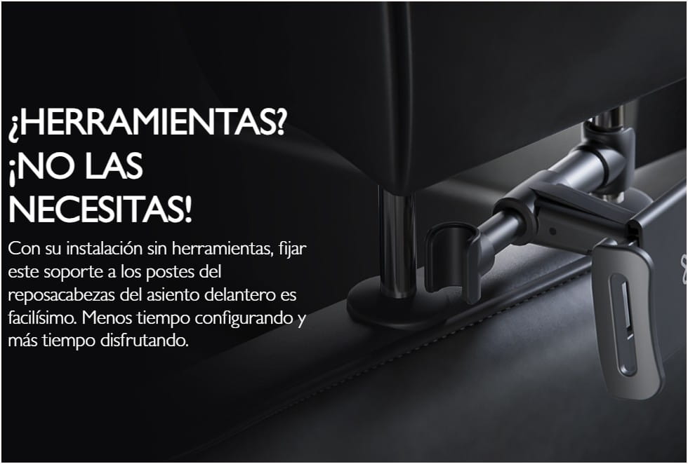 Soporte celular o Tablet Klip Xtreme KMH-250 para reposacabezas de auto