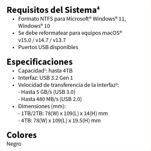 Disco Duro Externo Toshiba CANVIO BASICS 4TB USB 3.0 SC3240-A1