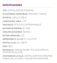 Stream Deck LCD Primus Imperium 15T con 15 Teclas Macro LDC PSD-90BK