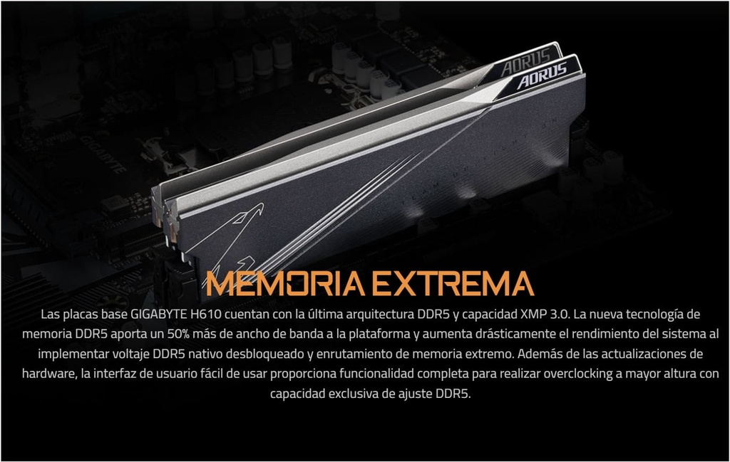 Mbo Gigabyte H610M K GEN5 DDR5 14VA LGA1700 2DDR5 HDMI M.2 USB3.2 PCIe4.0 micro-ATX