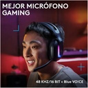Audifono Logitech G522 Gaming LighSpeed Wireless & Bluetooth Stereo Negro 981-001543