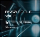 Tarjeta Madre Gigabyte B550 Eagle WIFI6 AMD AM4 4 slots DDR4  HDMI 10/100/1000 Wifi 2xM.2