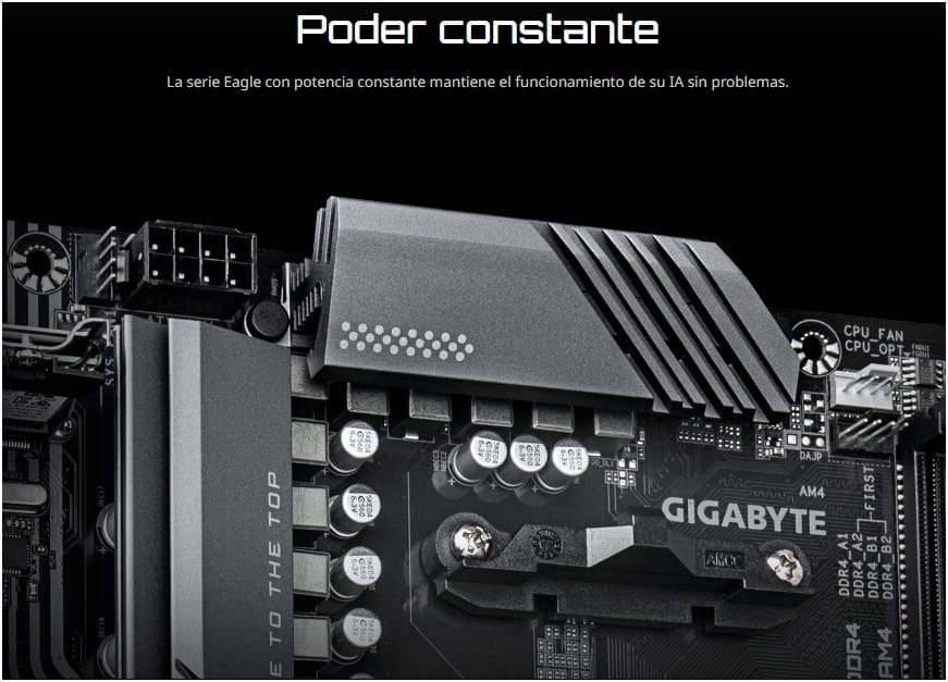 Tarjeta Madre Gigabyte B550 Eagle WIFI6 AMD AM4 4 slots DDR4  HDMI 10/100/1000 Wifi 2xM.2