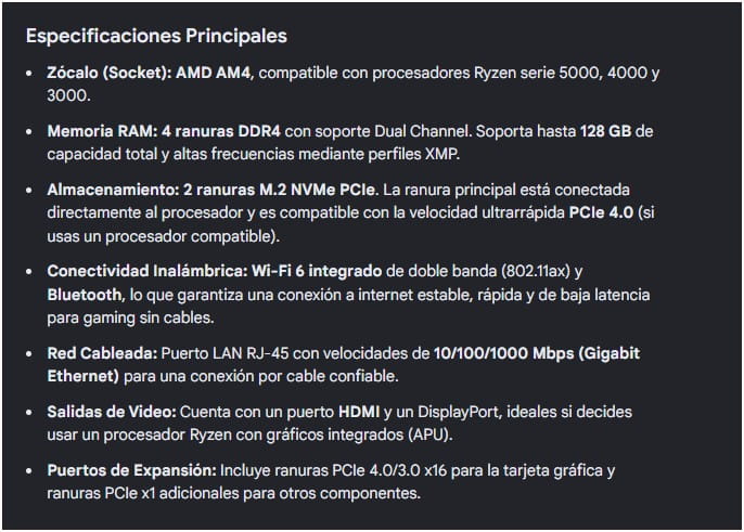 Tarjeta Madre Gigabyte B550 Eagle WIFI6 AMD AM4 4 slots DDR4  HDMI 10/100/1000 Wifi 2xM.2