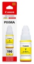 Botella de Tinta Canon GI-190 Amarillo 70Ml 190Y