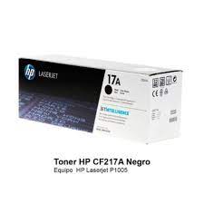 Toner HP LaserJet 17A negro Para M102w M130fw 1600paginas S-CF217A