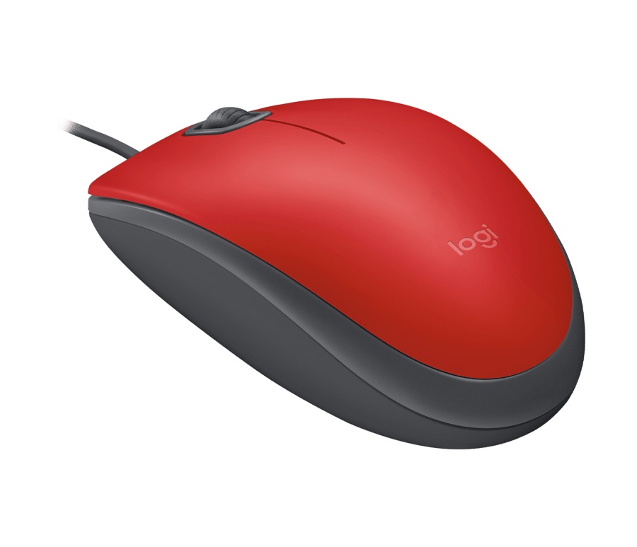 Mouse Logitech M110 Silent USB Red 910-005492