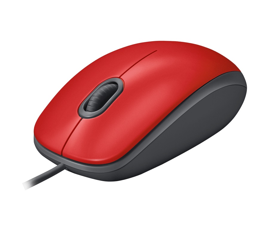 Mouse Logitech M110 Silent USB Red 910-005492